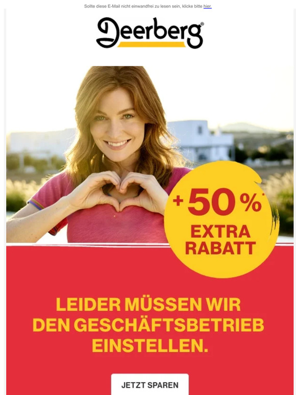 Wir schließen – nur noch heute 50% Rabatt 💖