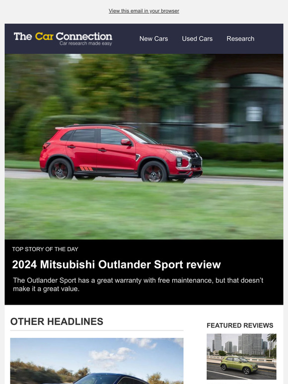 The Car Connection 2024 Mitsubishi Outlander Sport review Milled