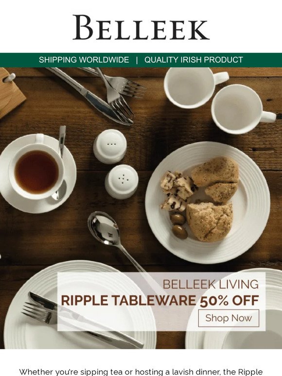 The Ripple Tableware Collection