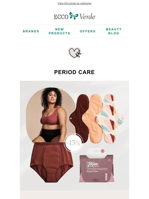 Ecco-Verde: 15% Off Imse ✨ Sustainable Period Care & Feminine Hygiene  Products!