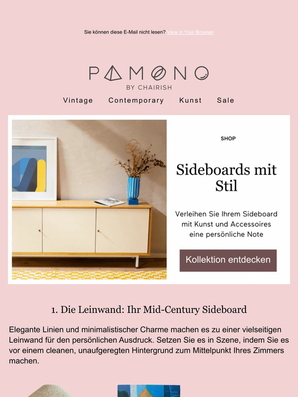 Sideboards mit Stil + Dinner daheim