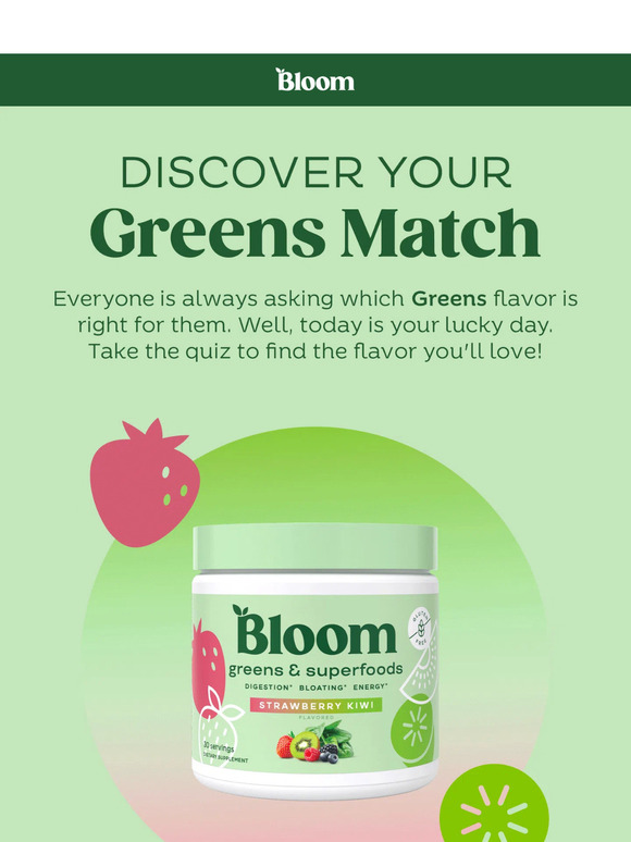 Bloom Nutrition 🌱 Find Your Greens Flavor Milled