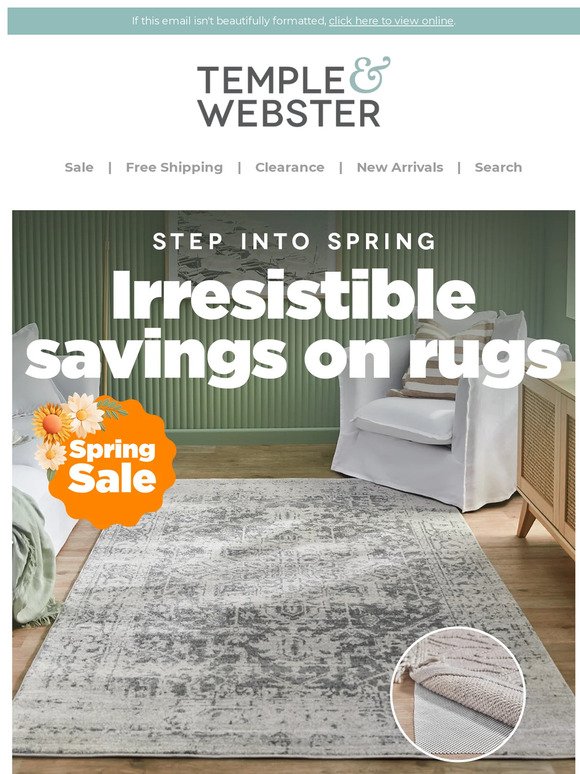 Don't settle for Rug-ular prices 🏷️