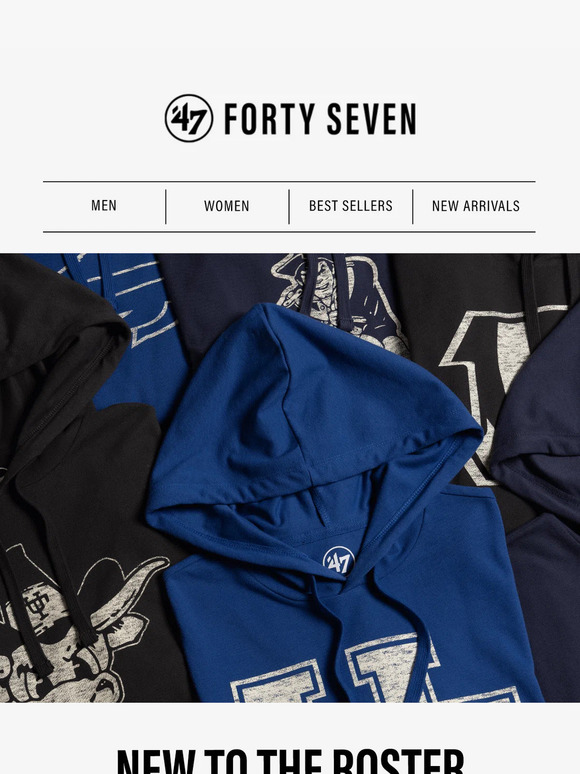 Always wanted one of these 47 Brand hockey style lacer hoodies for