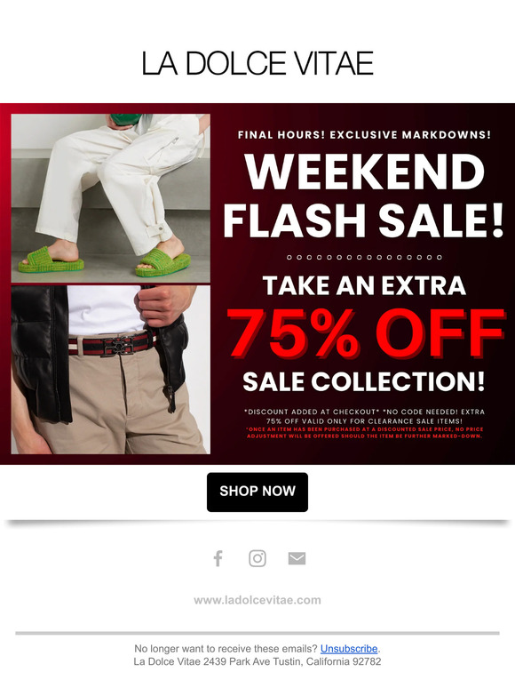 ⏰Final Hours! Extra 75% Off Flash Sale!