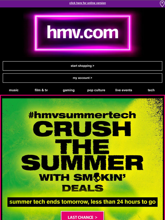 💥 SUMMER TECH ENDS TOMORROW! 💥 so Hurry!