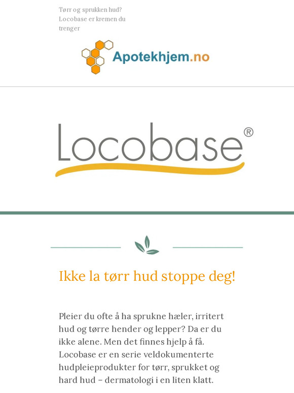 TILBUD på kremer fra Locobase