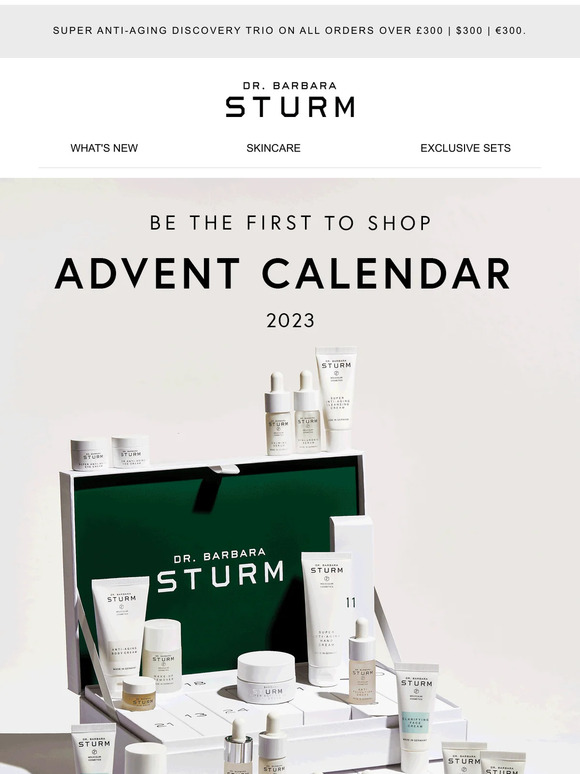 Dr. Barbara Sturm The Dr. Barbara Sturm ADVENT CALENDAR is here! 📆