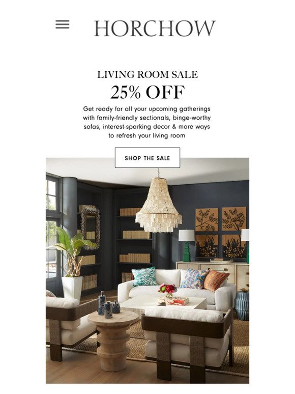 Create a stunning living room @ 25% off < LAST DAY >