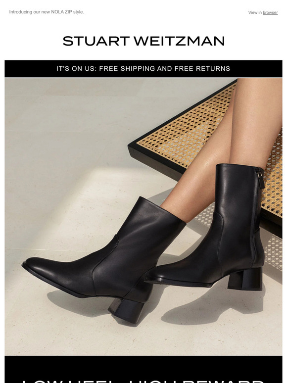 Elevate Your Everyday in Our New Low Block-Heel Boot