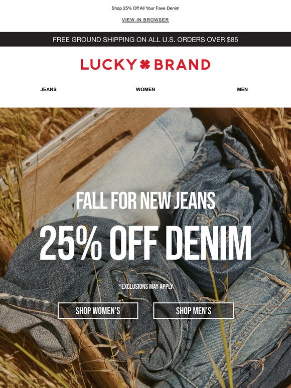 The Jeans You Love Are On Sale