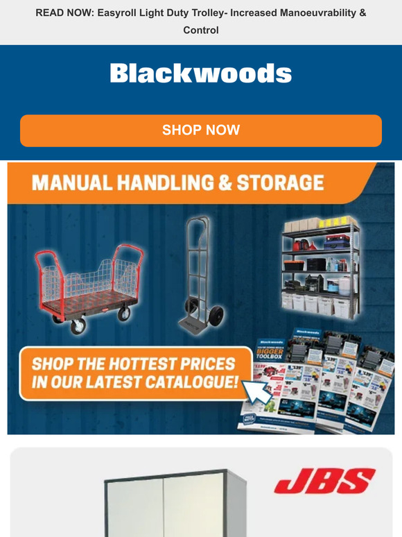 Manual Handling & Storage- CATALOGUE SALE ON NOW!