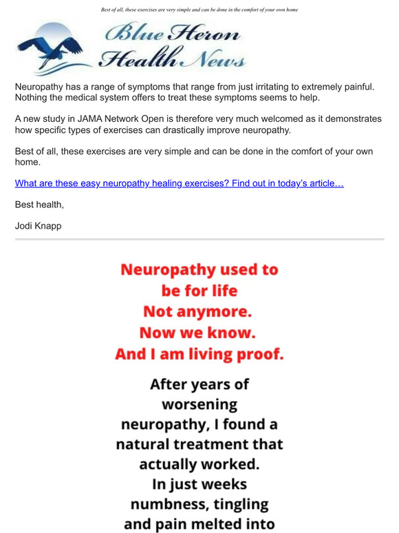 This Exercise Combats Neuropathy