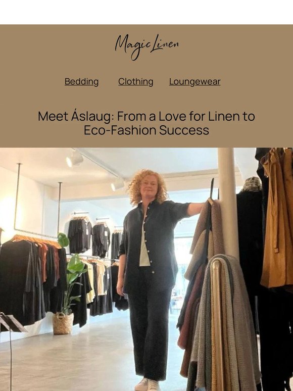 People of ML: Aslaug's path to success in sustainable fashion
