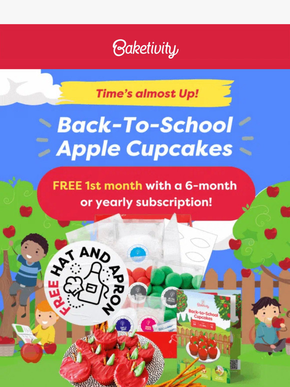 ATTN Class: Don't Snooze On These 🍎 Cupcakes!