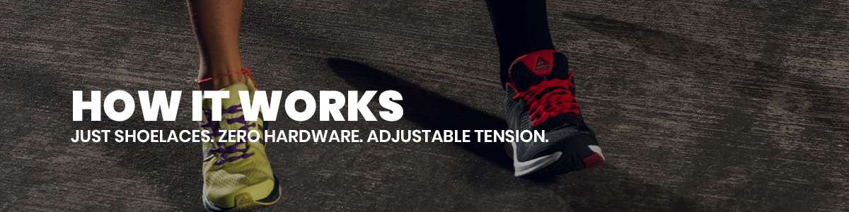 How Caterpy Works - Just Shoelaces. Zero Hardware. Adjustable Tension.