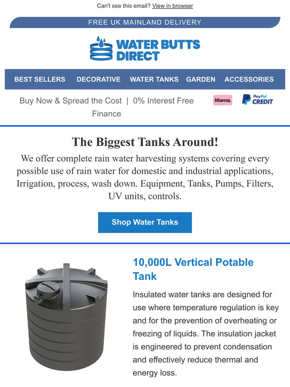 Water Butts Direct: The Biggest Butts You've Seen! | Milled