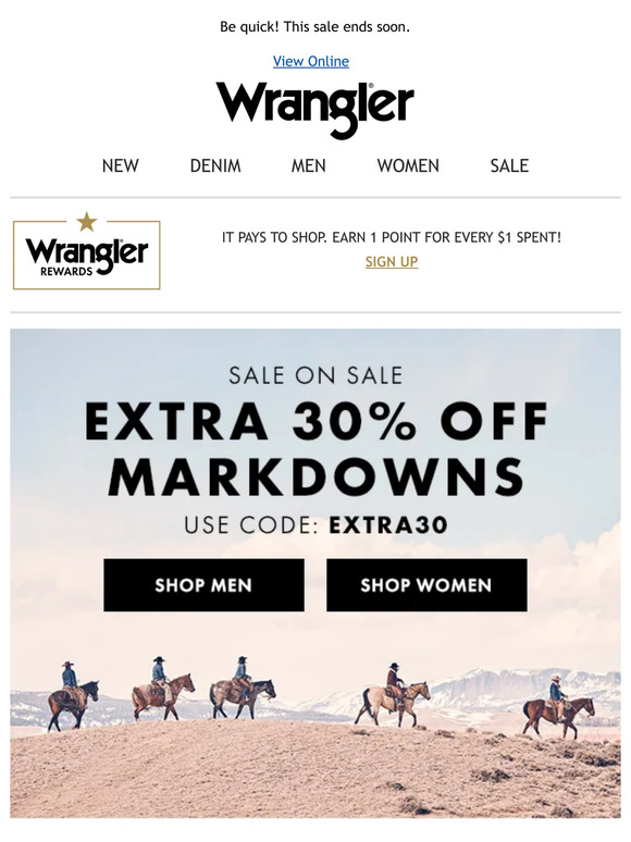 30% off sale styles
