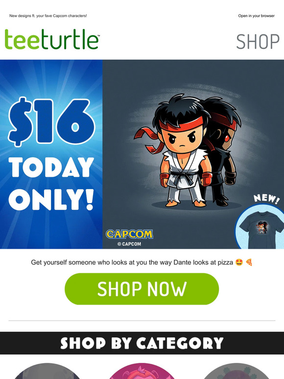 5 NEW Capcom t-shirts! 🎮 👊