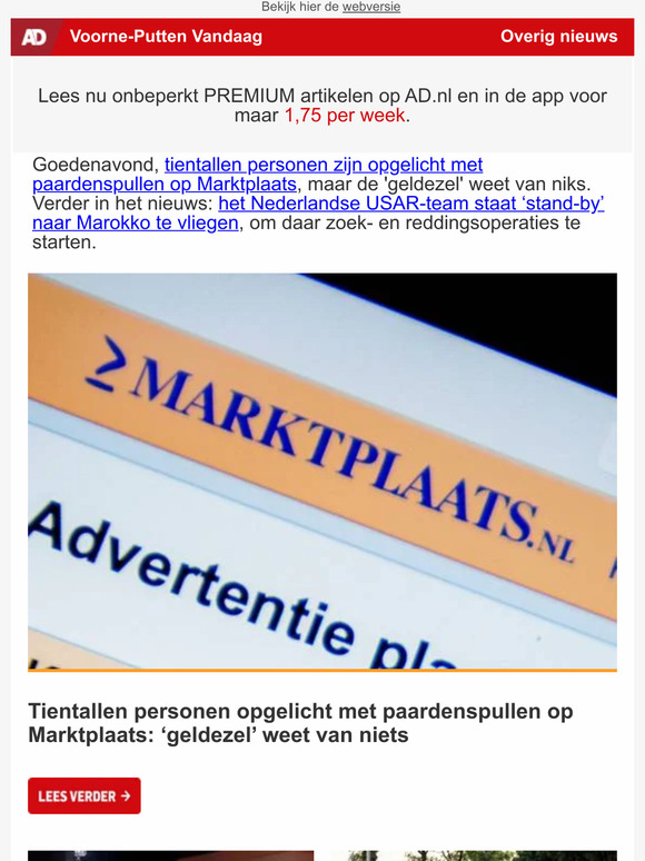 AD Webwinkel, Volkskrant, Trouw, Parool & Reg: Tientallen Personen ...