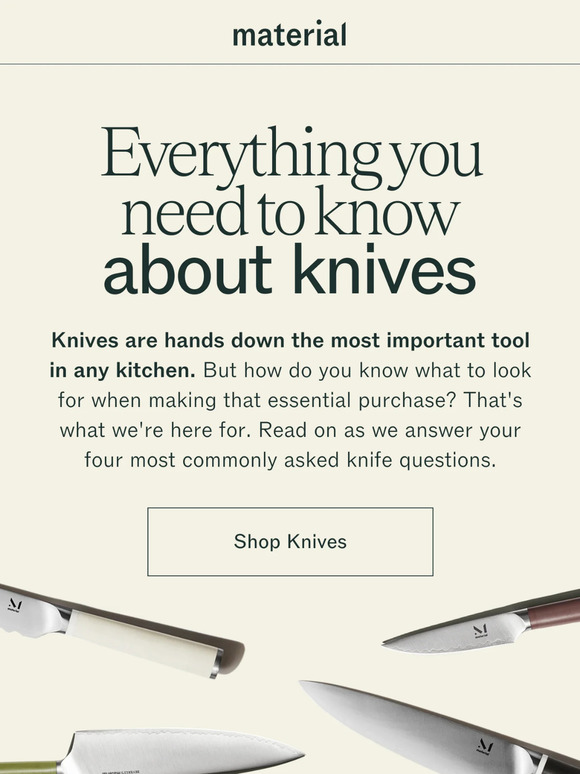 FAQs on knives 🔪