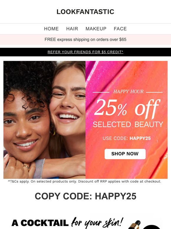 Happy Hour 🍸 25% Off Starts NOW!