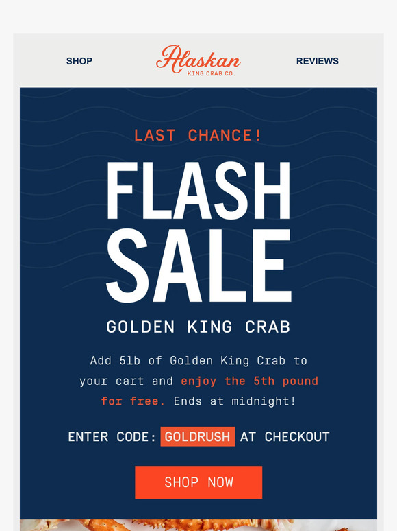 Alaskan King Crab Co. 🚨 FINAL HOURS Don't Miss Out on Your Free King Crab Milled