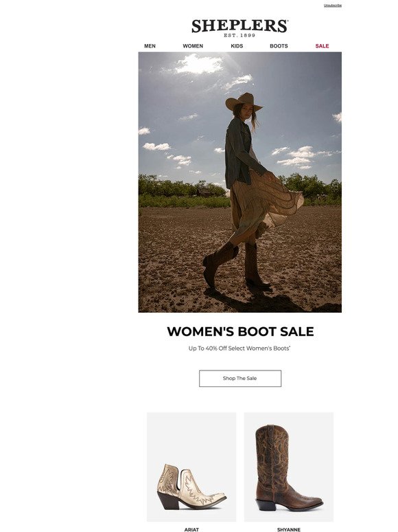 Shop The Women's Boot Sale Going On Now