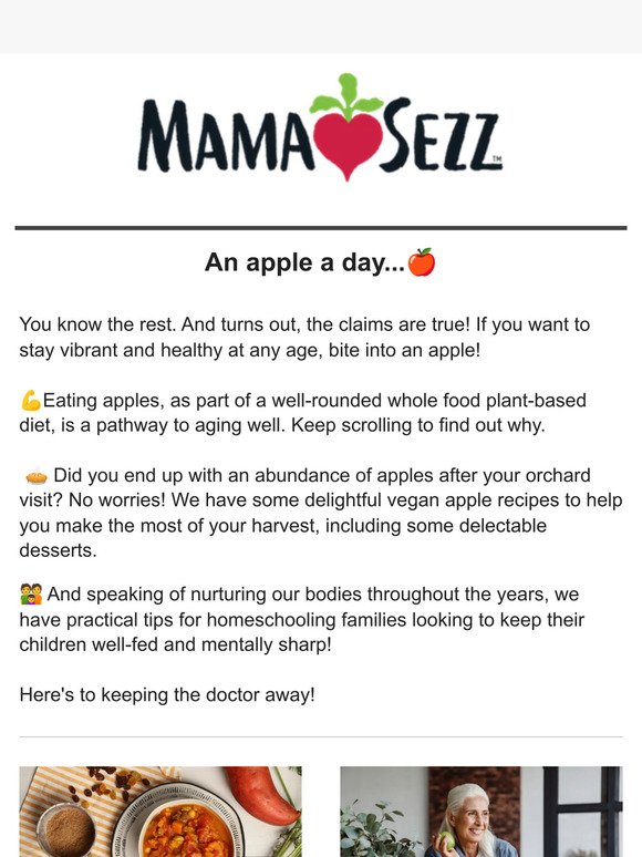 Can apples slow the aging process?🍎