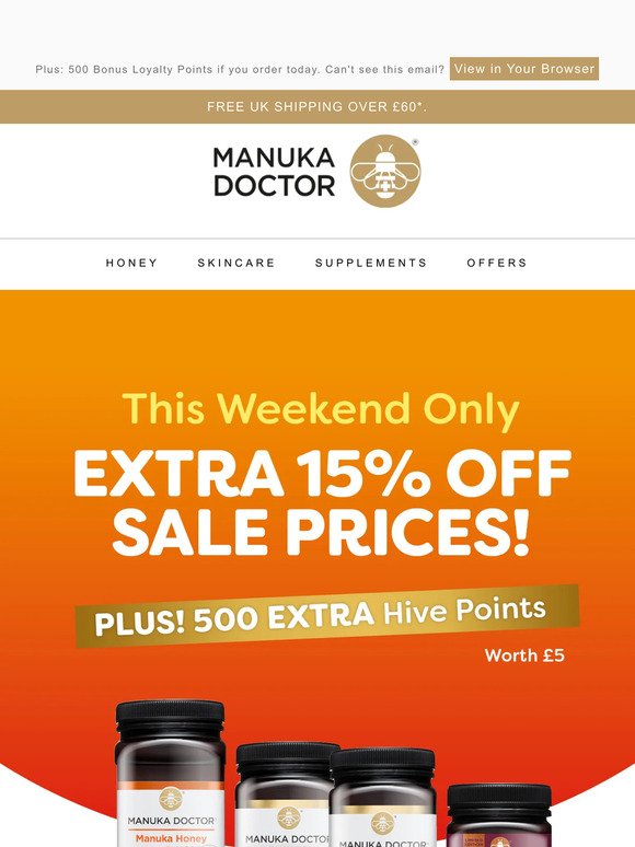 Ending! Shop The Manuka Price Drop 🍯