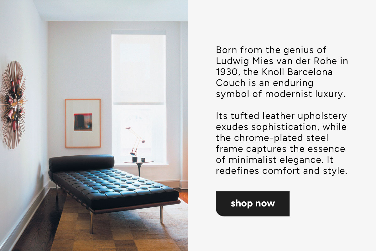 The Knoll Barcelona Day Bed - A Mid-Century Icon | Utility Design