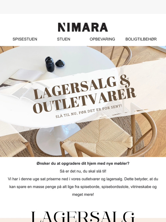 lagersalg og outlet hele dagen 🤩