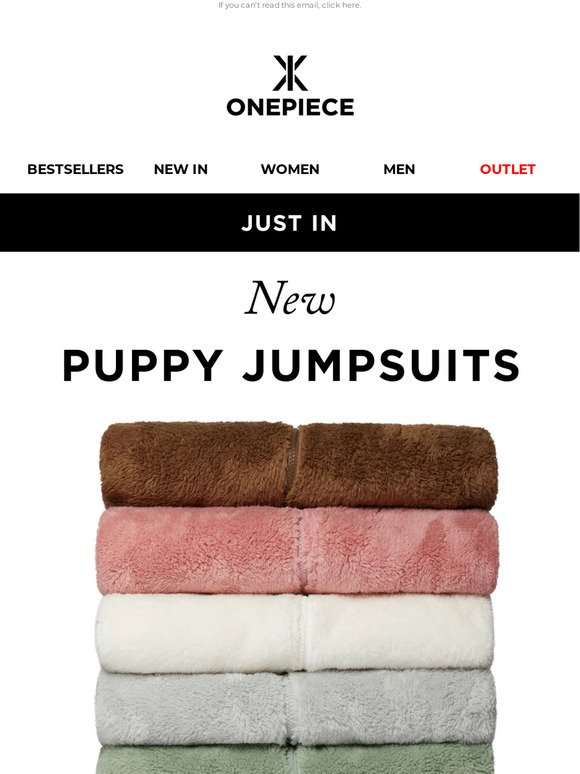 NEW IN | Puppy Fleece Jumpsuits | New Colors 🐶