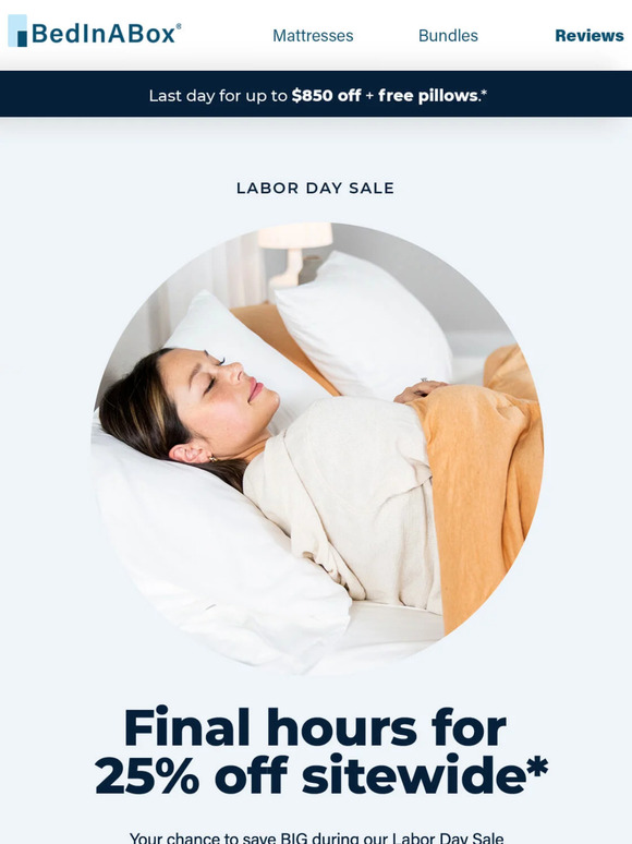 Our Labor Day Sale ends TONIGHT.