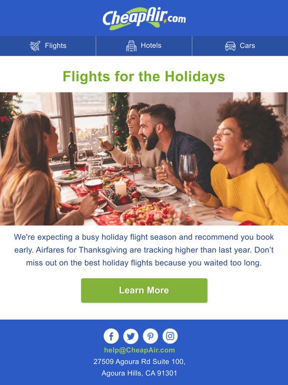 Book your holiday flights now ✈️🦃🎄