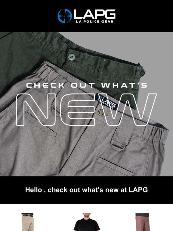 Hi , check out what's new at LAPG.com