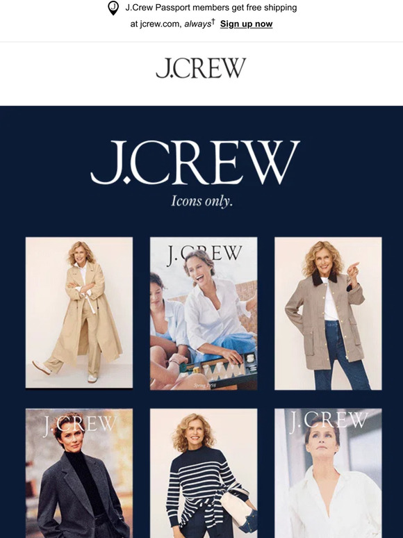 Three J.Crew icons, reinvented for today