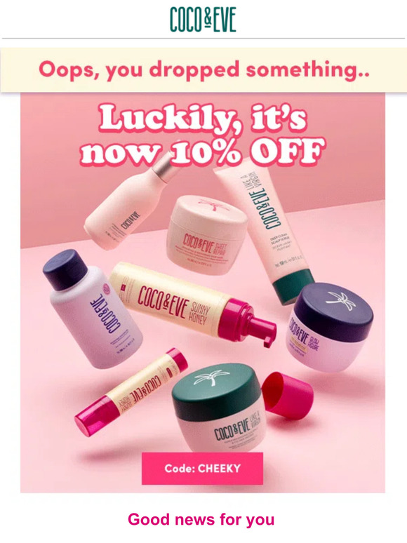 Lucky you! Your cart is now on SALE