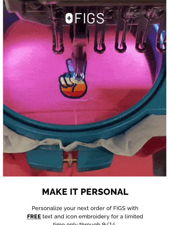 FIGS Did You Embroider Your Scrubs Yet? Milled