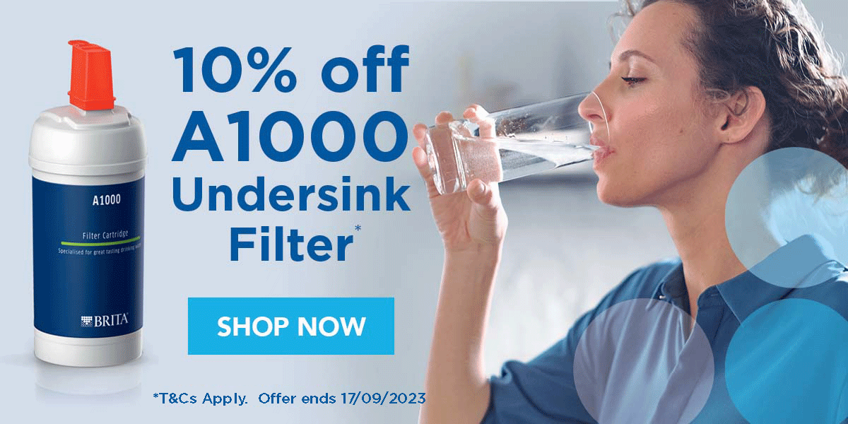 BRITA Get 10 off A1000 undersink filters for a limited time only Milled