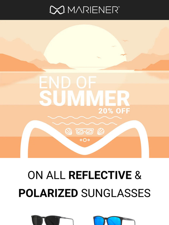 Last minute end of summer sale | 20% off