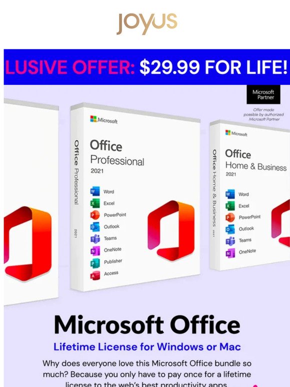 🌀 48 HRS ONLY 🌀 Microsoft Office for $30!