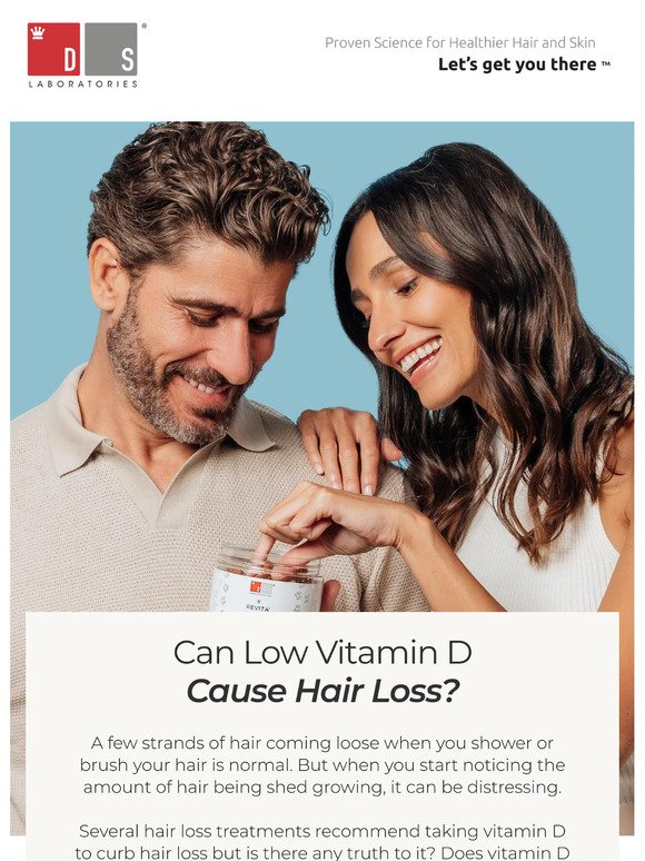 Hair Loss: The Vitamin D Connection 🌞