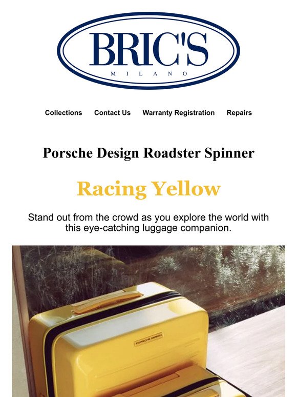 Porsche Design Roadster Hardcase in Racing Yellow
