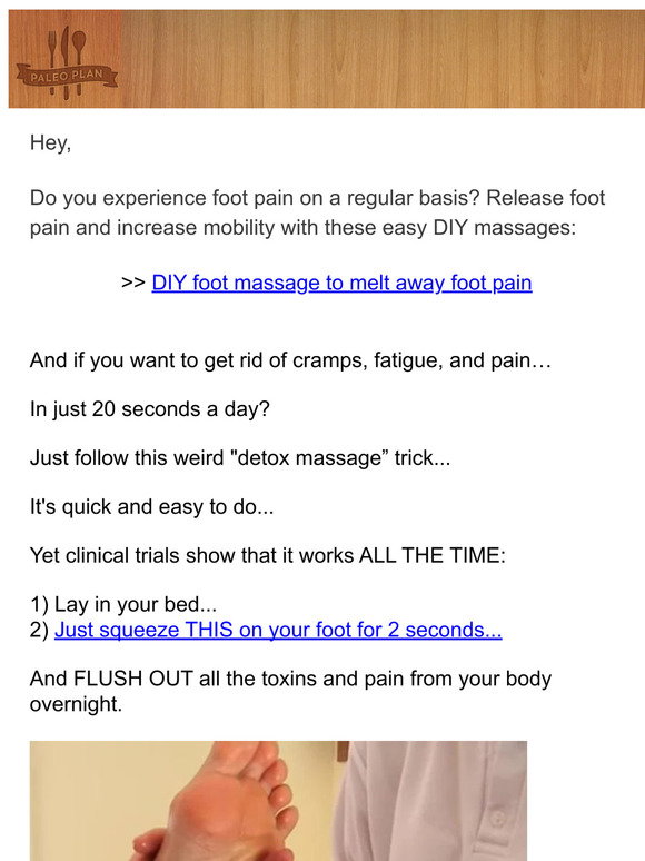 PaleoPlan this DIY foot massage melts away pain Milled