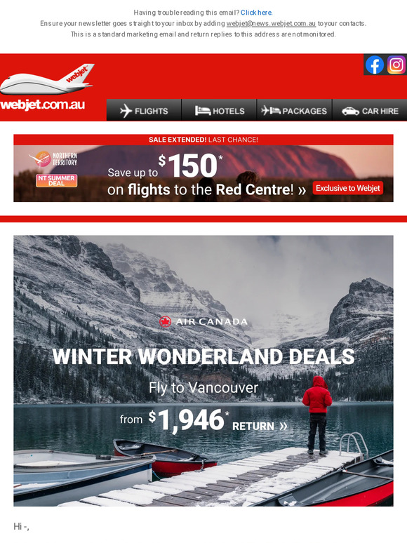 Winter flight deals with Air Canada ❄️