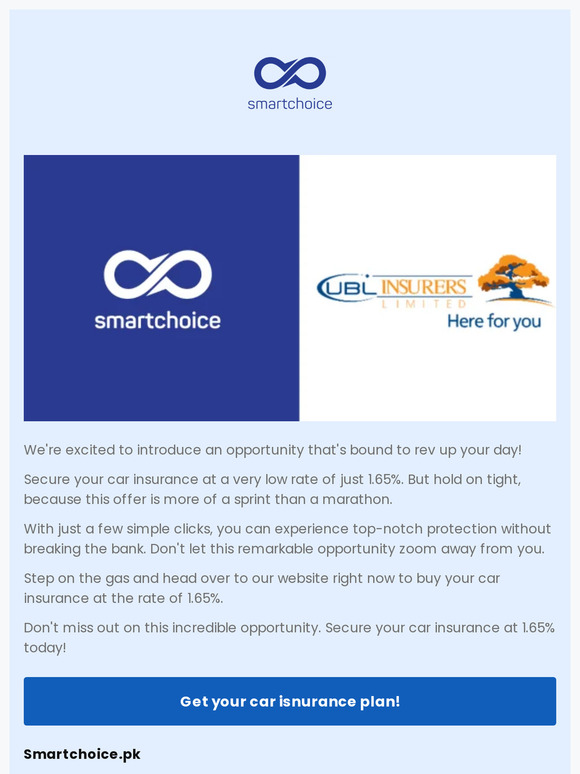 Exclusive Offer: Buy Your Car Insurance at 1.65% Today!