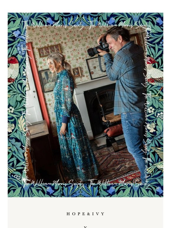 Creating our Hope & Ivy x William Morris Society Collection