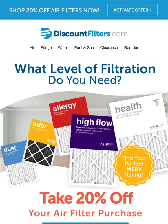 What Level of Filtration Do You Need? 🤔