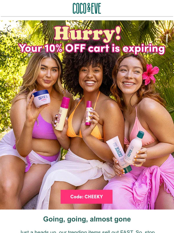 Uh oh! Your 10% OFF cart is selling out